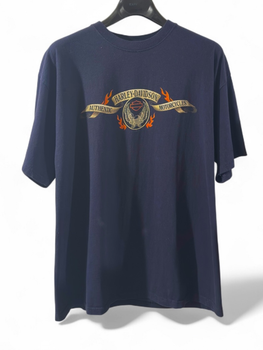 Vintage Y2K Men’s Harley-Davidson New York City Navy Graphic T-shirt Size XL
